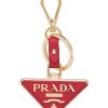 Frau Prada | Schlusselanhanger Mit Prada-Logoplakette Farfetch