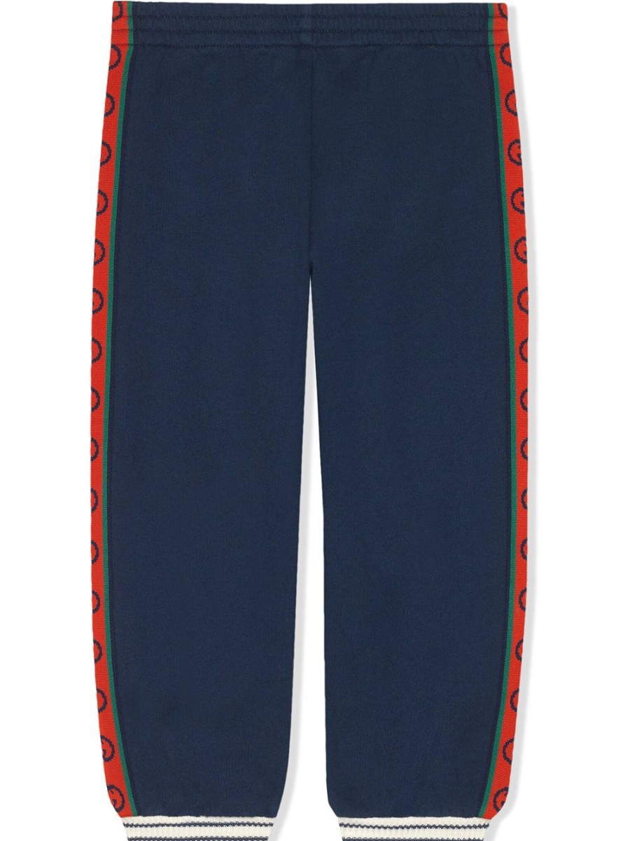 Kinder Gucci Kids | Gucci Kinder-Hose Aus Intarsienstrick Mit Logo Farfetch