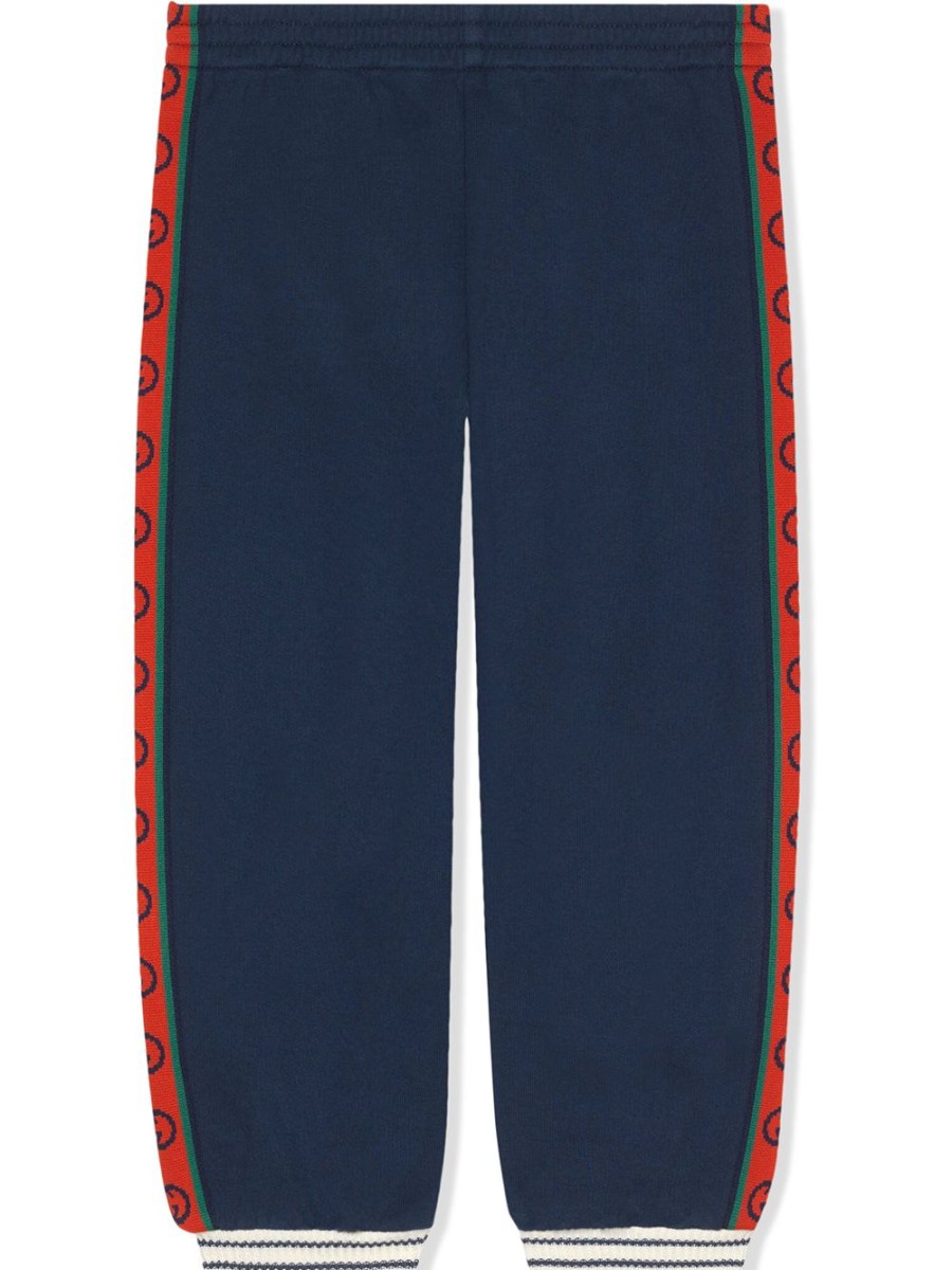 Kinder Gucci Kids | Gucci Kinder-Hose Aus Intarsienstrick Mit Logo Farfetch