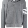 Mann Thom Browne | Thom Browne 4-Bar Raglan-Armel-Hoodie Mit Waffelstich - Farfetch