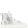 Frau Giuseppe Zanotti | Kristallverzierte High-Top-Sneaker Von Giuseppe Zanotti Farfetch