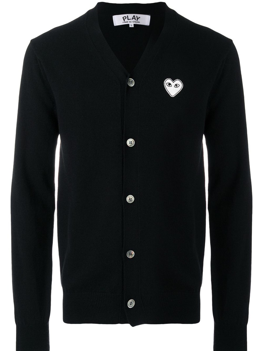 Mann Comme Des Garçons Play | Comme Des Garcons Play Pullover Mit Besticktem Herz - Farfetch