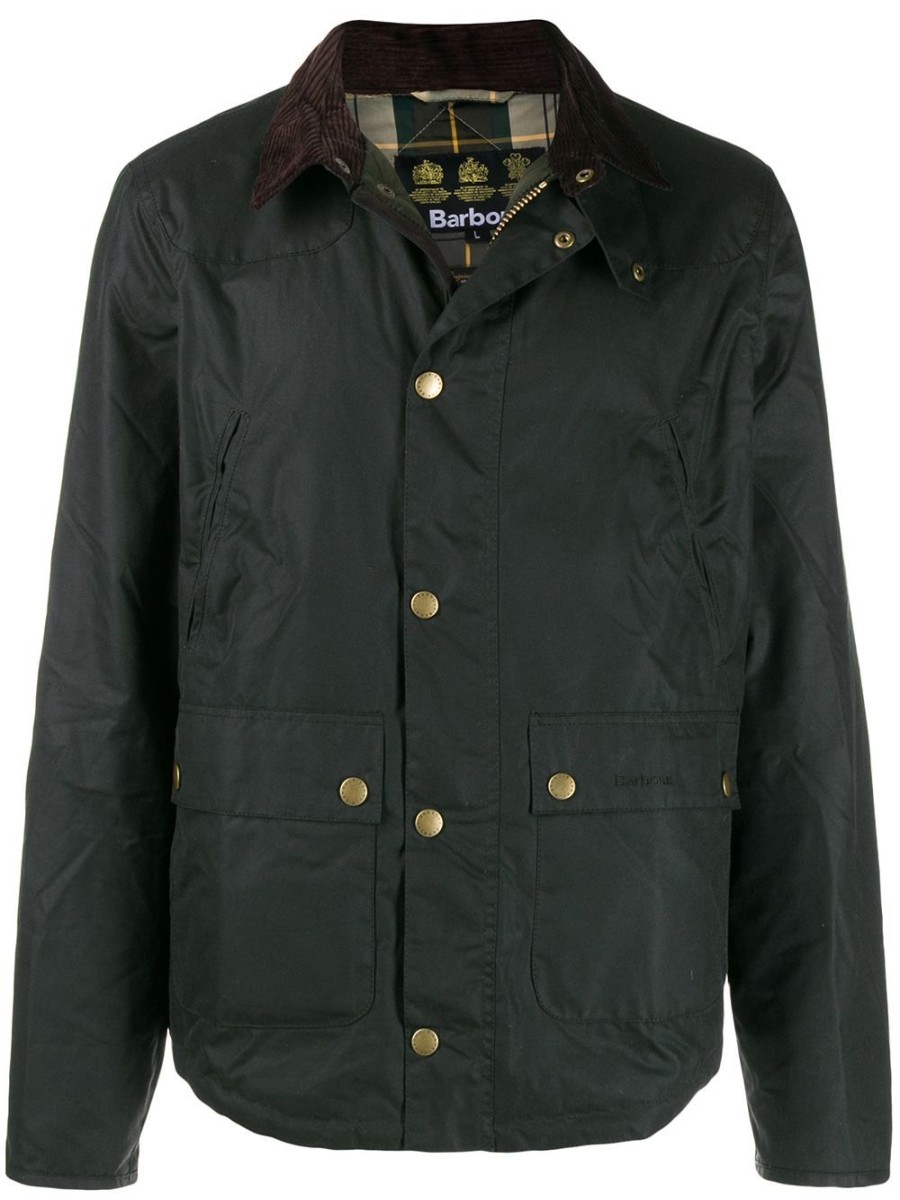 Mann Barbour | Barbour Reelin Wachsbeschichtete Jacke Farfetch