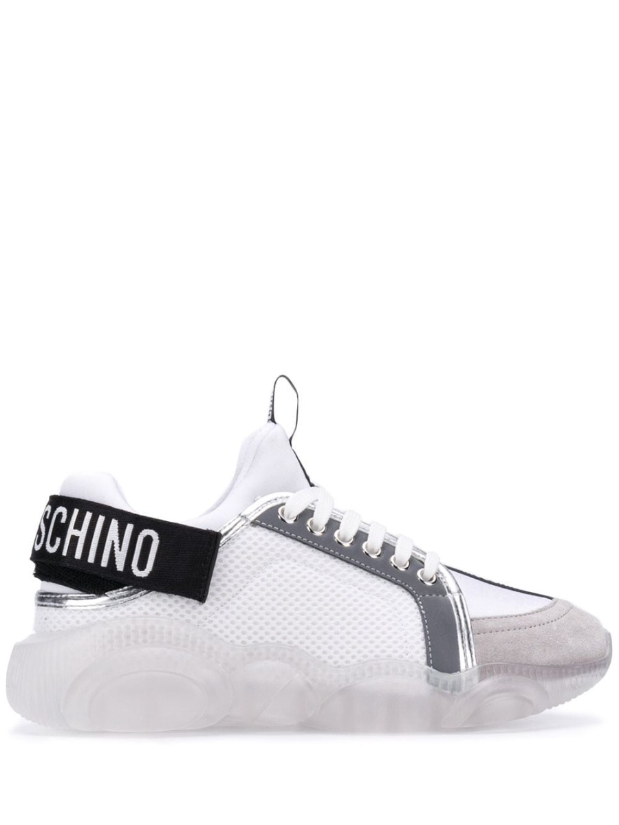 Frau Moschino | Moschino Teddy-Logo-Sneaker Farfetch