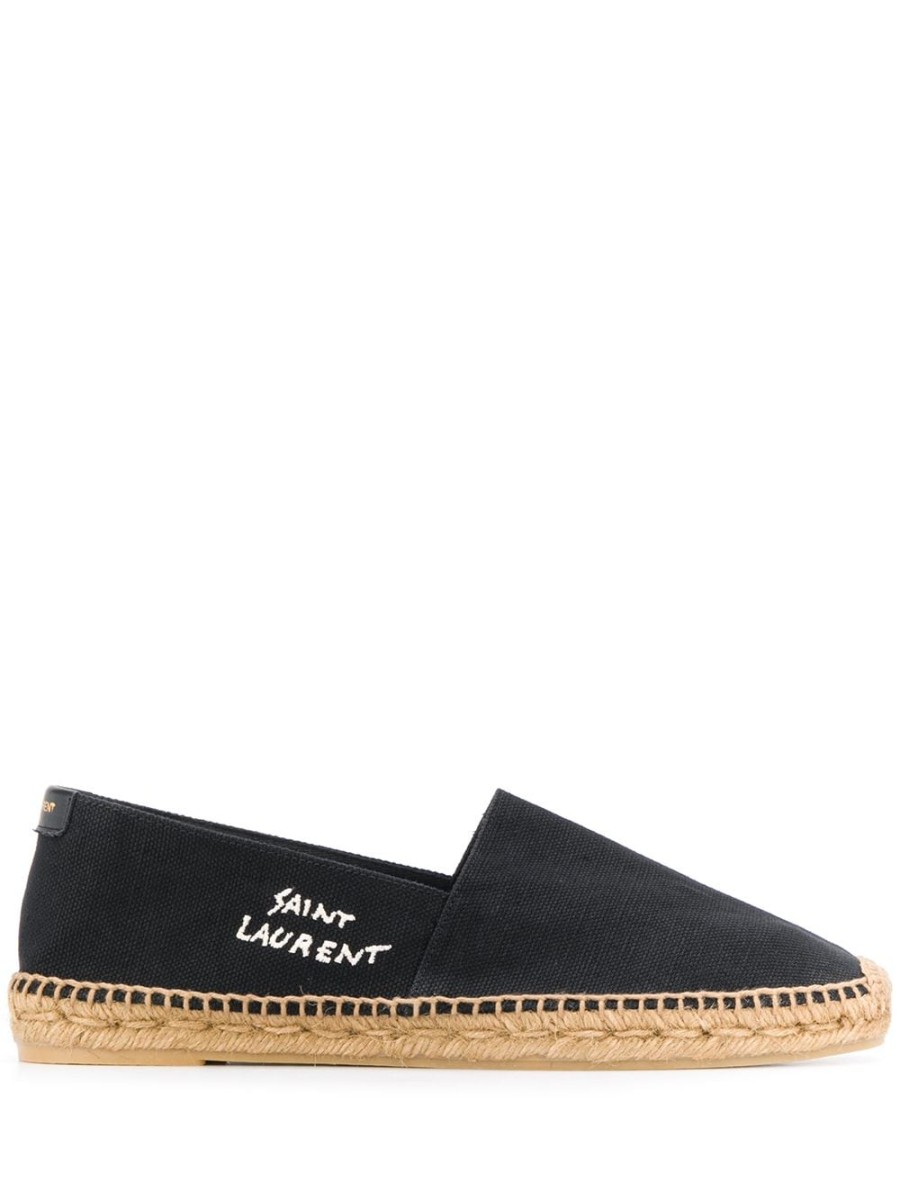 Mann Saint Laurent | Saint Laurent Espadrilles Mit Aufgesticktem Logo Farfetch