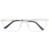 Mann Cartier Eyewear | Cartier Eyewear Santos Optische Brille Mit Quadratischem Rahmen Farfetch