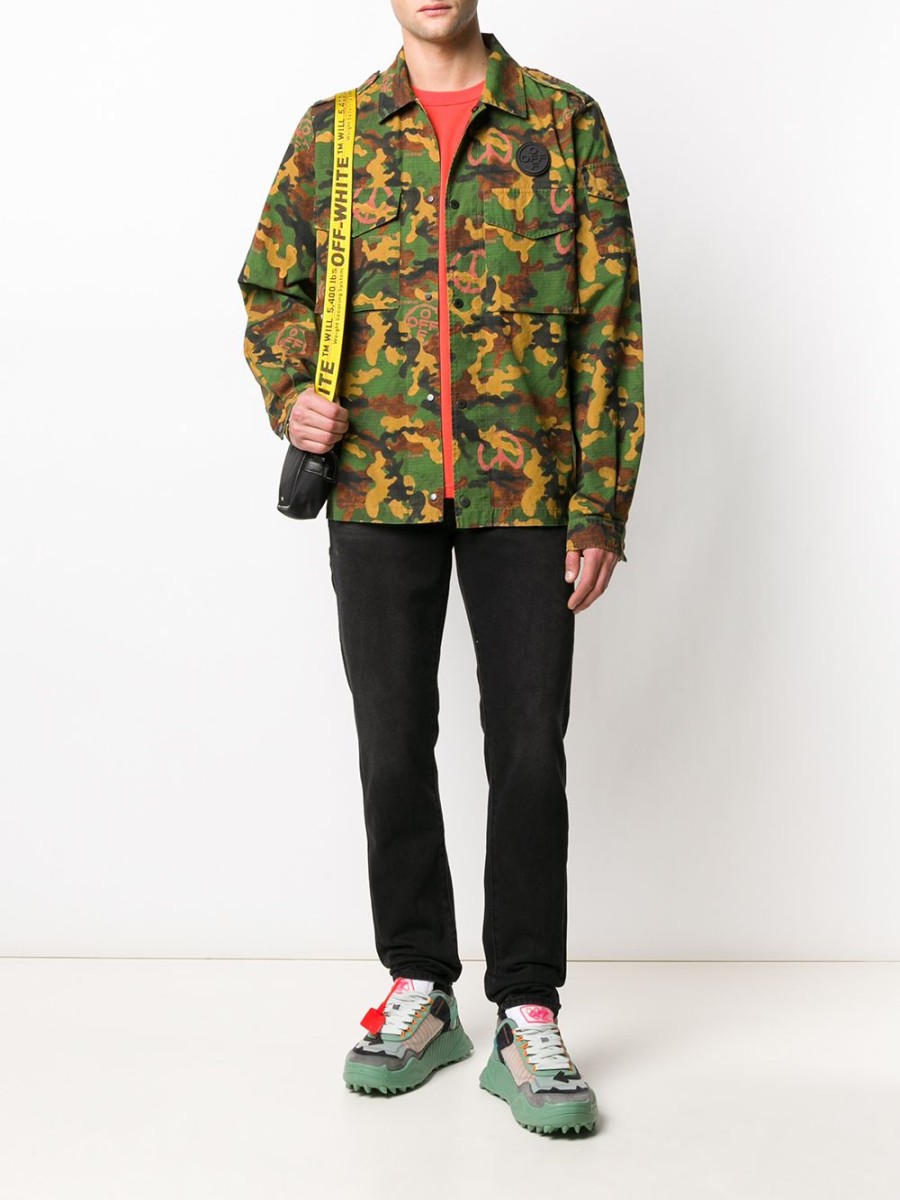 Mann Off-White | Off-White-Hemd Mit Camouflage-Print Farfetch