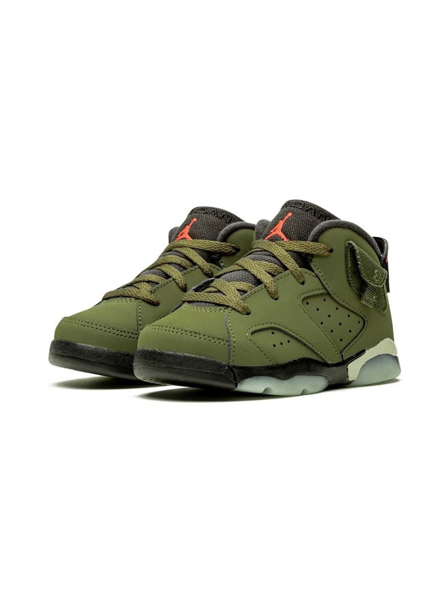 Kinder Jordan Kids | Jordan Kids X Travis Scott Air Jordan 6 „Cactus Jack" Sneakers Farfetch