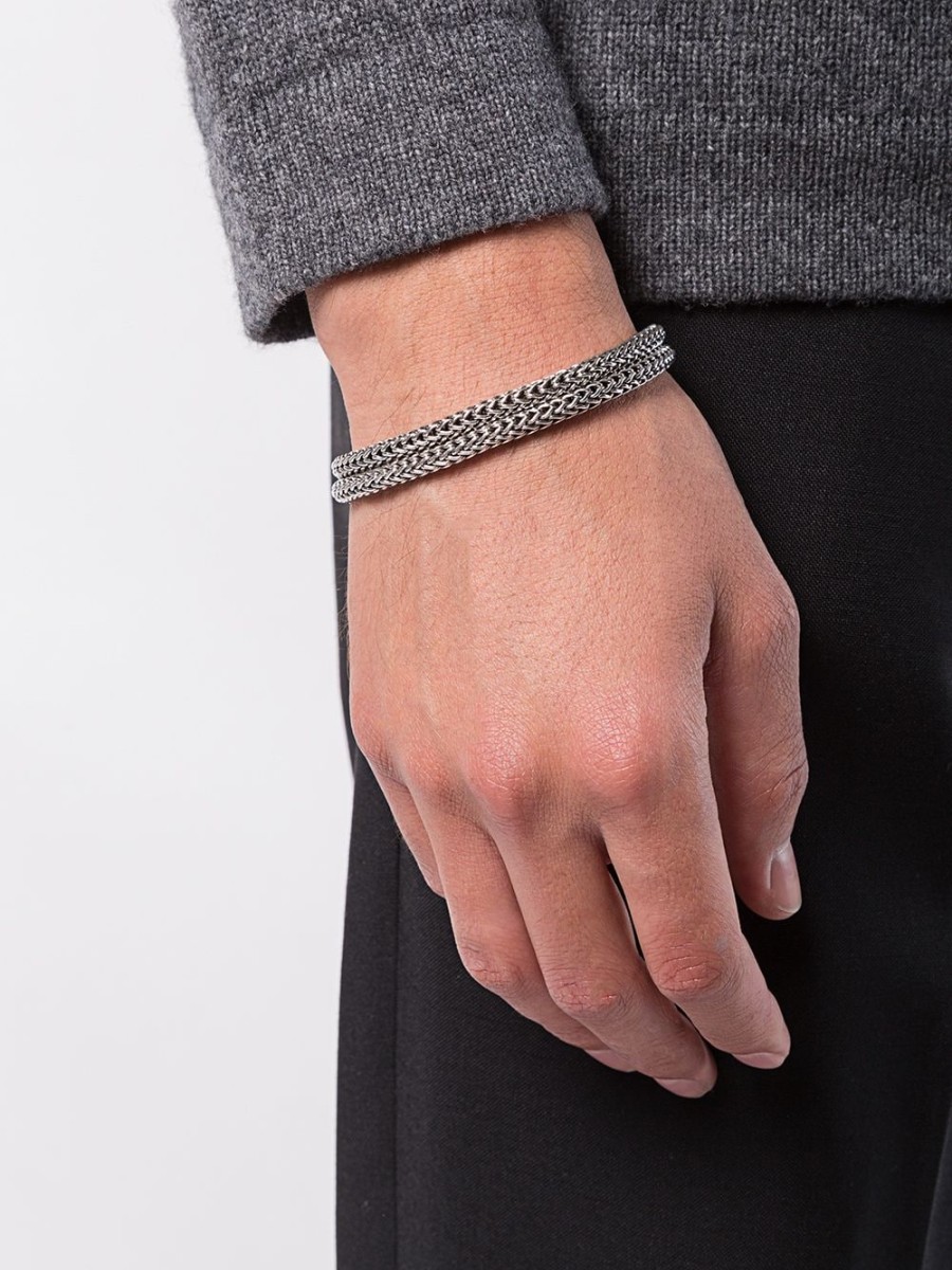 Mann John Hardy | John Hardy Klassisches Kettenarmband Aus Silber Mit Hakenverschluss Farfetch