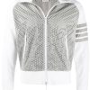 Mann Thom Browne | Thom Browne Athletic Mesh-Kapuzenpullover Mit Reisverschluss Farfetch