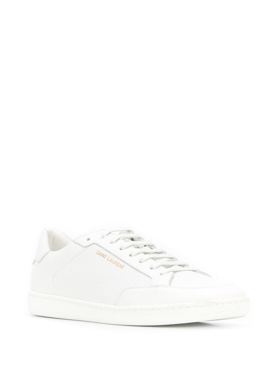 Mann Saint Laurent | Saint Laurent Court Classic Sl/10 Perforierte Turnschuhe Farfetch