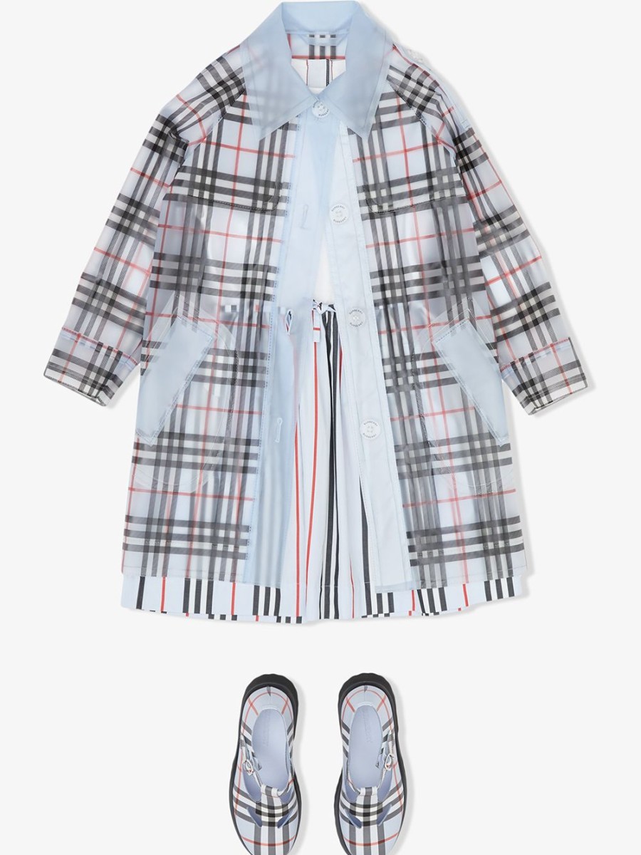 Kinder Burberry Kids | Wasserdichter Trenchcoat Mit Karomuster Von Burberry Fur Kinder - Farfetch