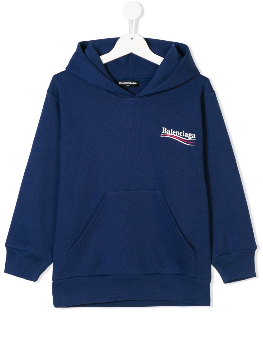 Kinder Balenciaga Kids | Balenciaga Kinder-Kapuzenpullover Mit Logo-Print Farfetch