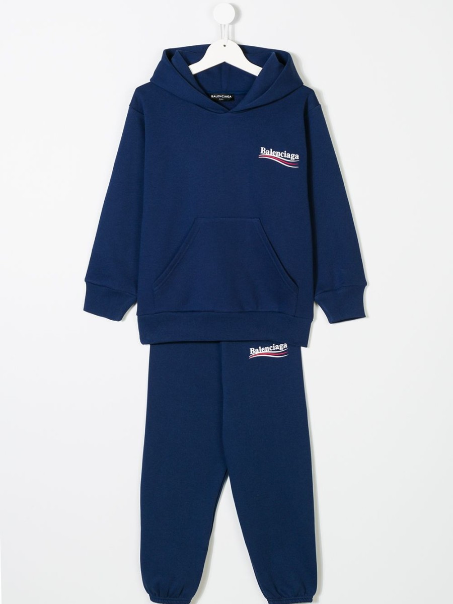 Kinder Balenciaga Kids | Balenciaga Kinder-Kapuzenpullover Mit Logo-Print Farfetch