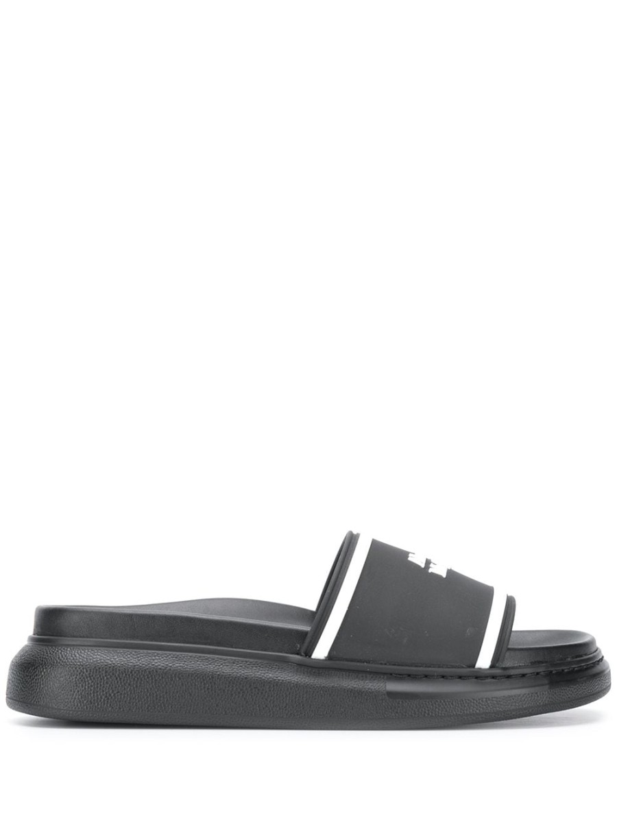 Frau Alexander McQueen | Alexander Mcqueen Ubergrose Hybrid-Signatur-Slides Farfetch