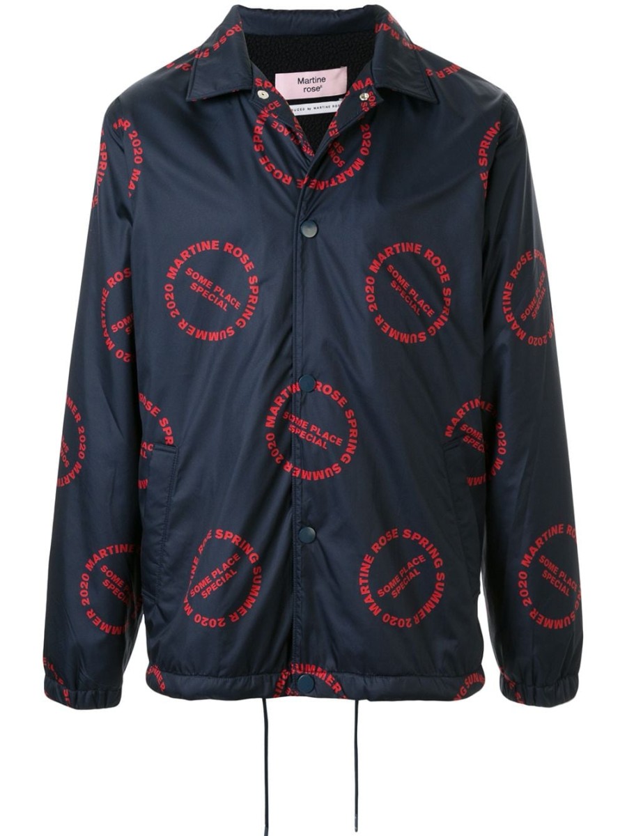 Mann Martine Rose | Bomberjacke Mit Martine-Rose-Logo-Print Farfetch