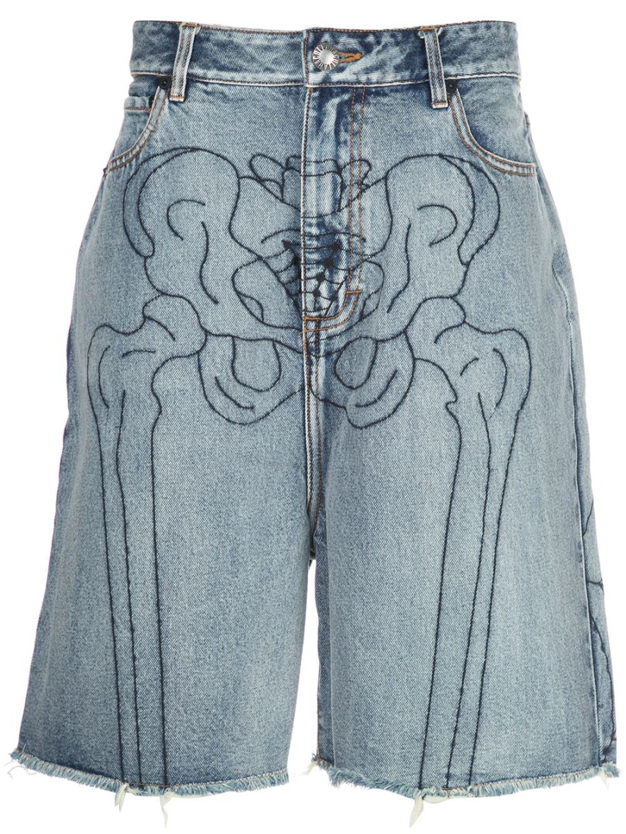 Mann Haculla | Haculla Anatomy Bedruckte Jeansshorts Farfetch