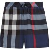 Mann Burberry | Burberry Karierte Badeshorts Mit Kordelzug Farfetch