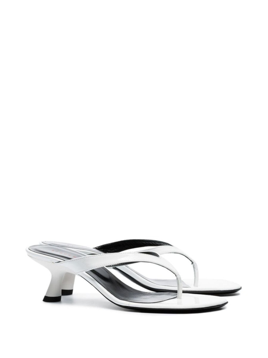 Frau Simon Miller | Simon Miller Beep 45 Tanga-Sandalen In Weis Farfetch