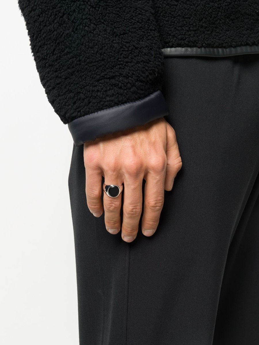 Mann Tom Wood | Tom Wood Ovaler Onyx-Ring Farfetch