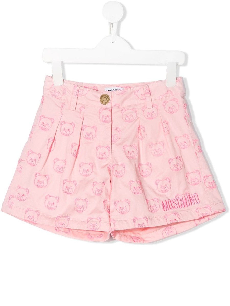 Kinder Moschino Kids | Moschino Kids Shorts Mit Besticktem Teddybar Farfetch