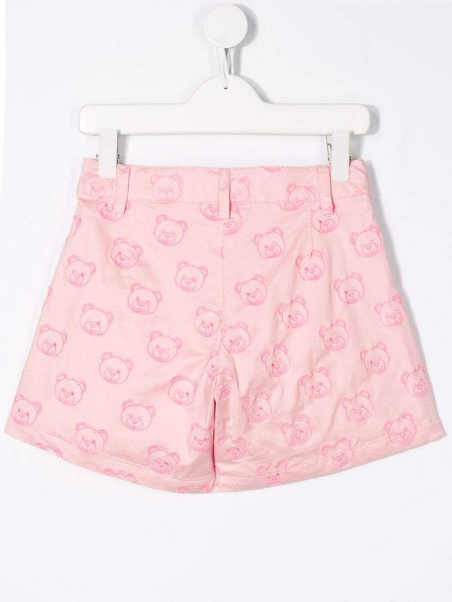 Kinder Moschino Kids | Moschino Kids Shorts Mit Besticktem Teddybar Farfetch