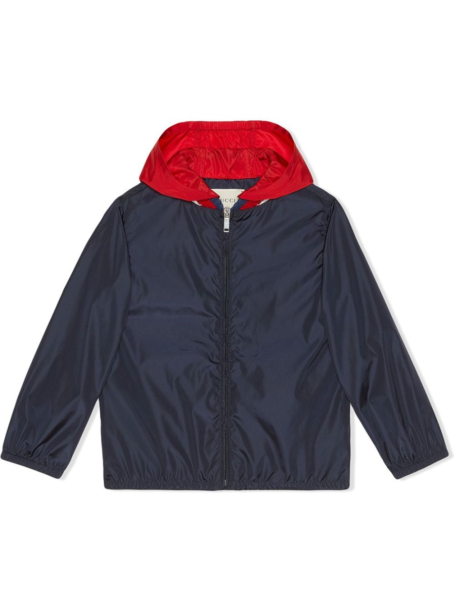 Kinder Gucci Kids | Gucci Kids Kinder-Nylonjacke Mit Gucci-Logo Farfetch