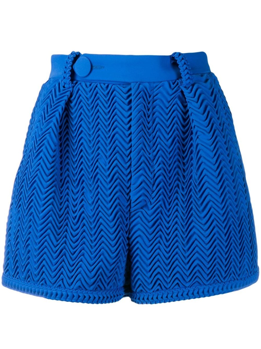 Frau Marco De Vincenzo | Marco De Vincenzo Shorts Mit Plissiertem Wellenmuster - Farfetch