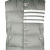 Mann Thom Browne | Thom Browne 4-Bar Daunenweste Aus Mattem Nylon Farfetch