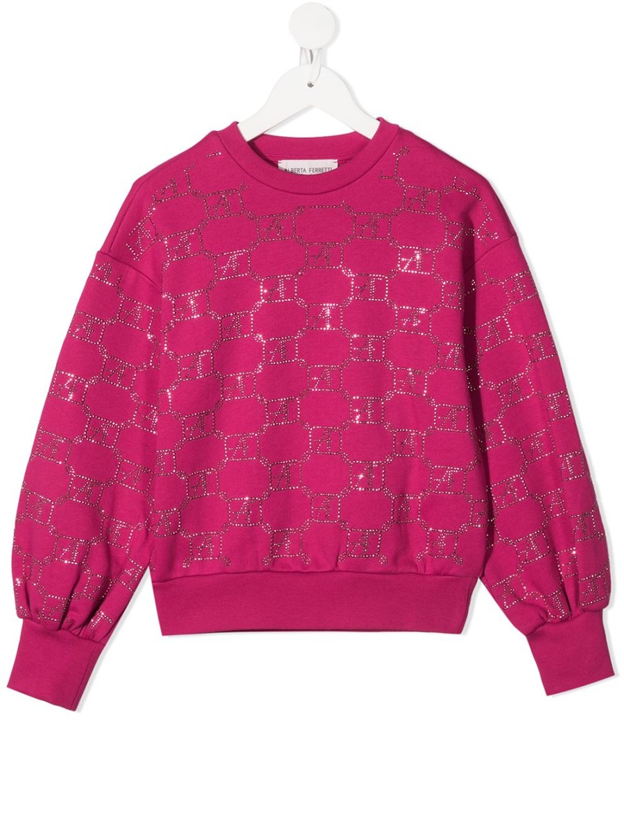 Kinder Alberta Ferretti Kids | Alberta Ferretti Kinder-Sweatshirt Mit Logo-Print Farfetch