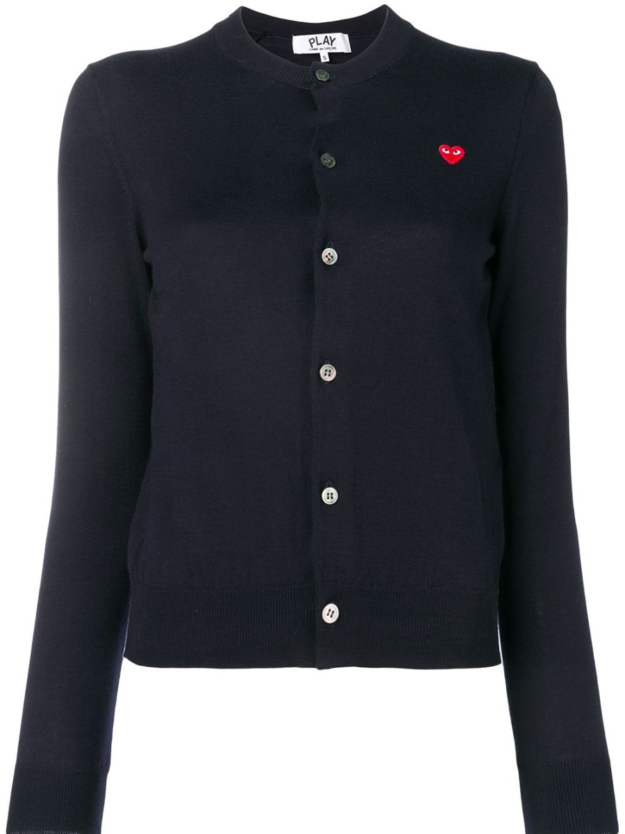 Frau Comme Des Garçons Play | Comme Des Garcons Play Basic-Cardigan Farfetch