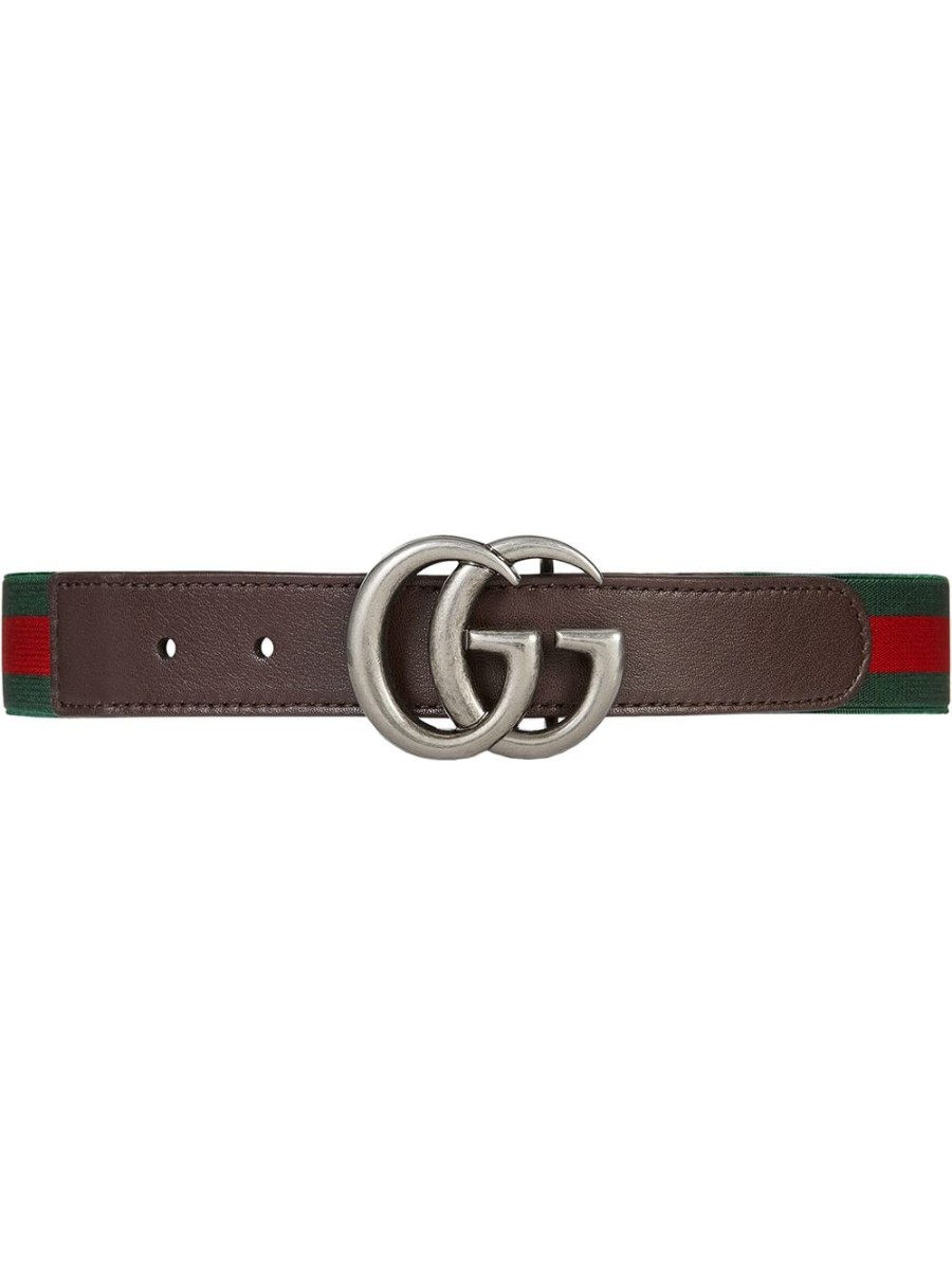 Kinder Gucci Kids | Gucci Kids Elastic Gg Web Belt - Farfetch