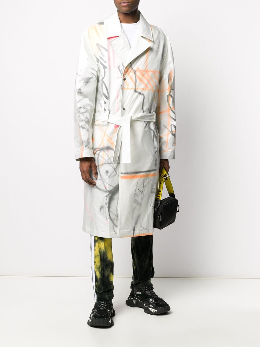 Mann Off-White | Off-White Futura Trenchcoat Farfetch