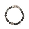 Mann John Hardy | John Hardy Legends Naga Mixed Bead Armband Aus Silber Und Saphir Mit Station Farfetch