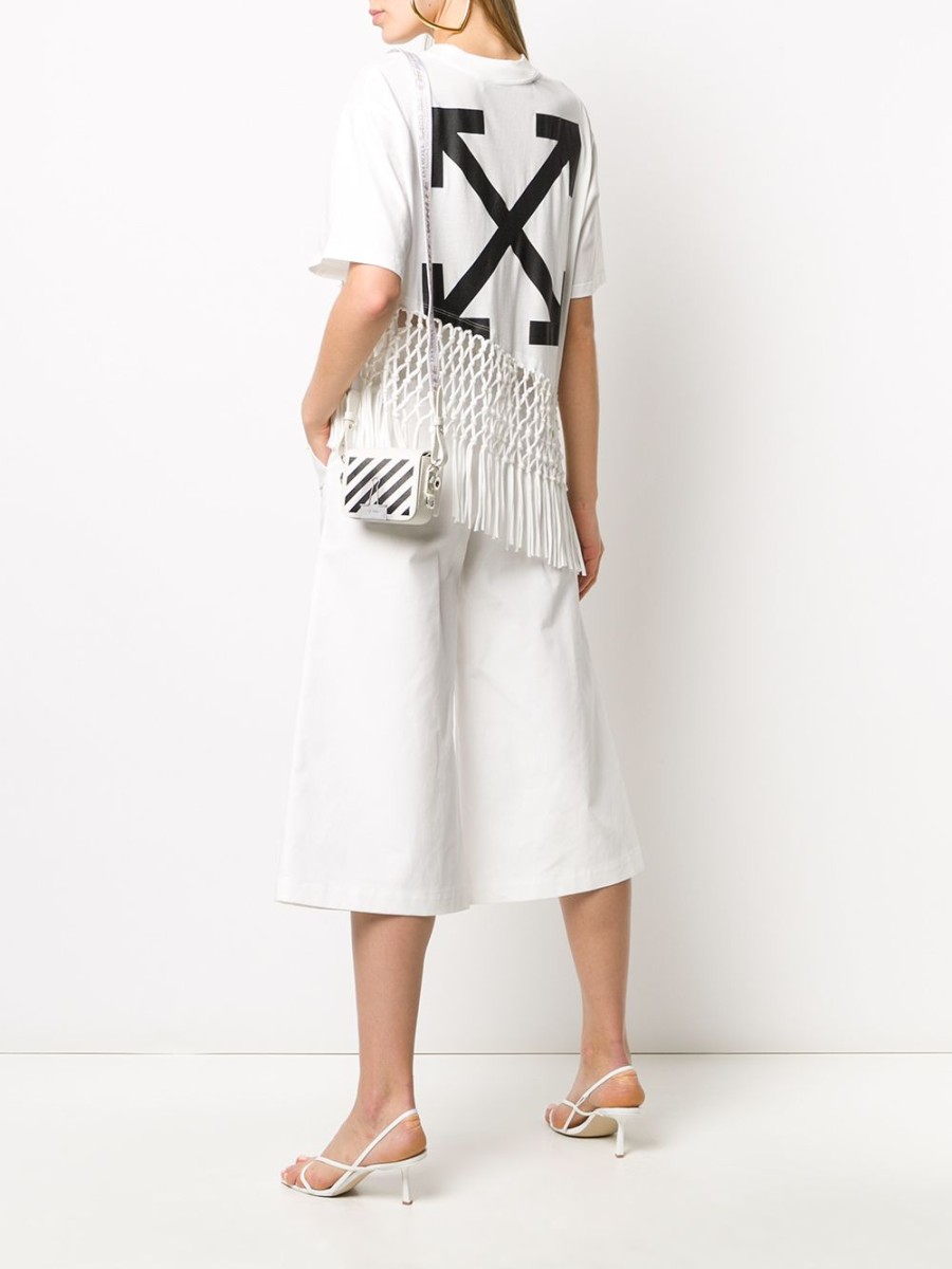 Frau Off-White | Off-White-Hose Mit Slogan-Print Farfetch