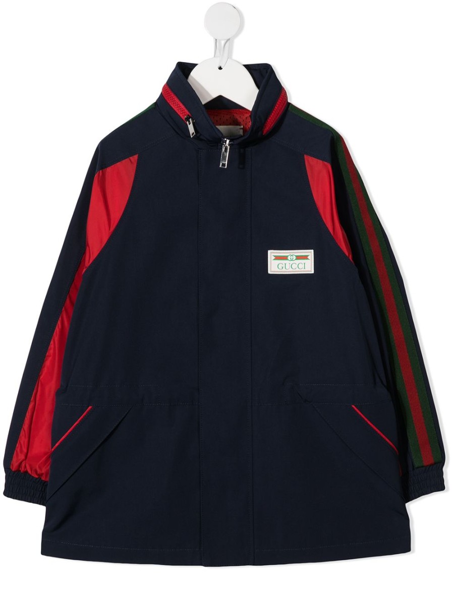 Kinder Gucci Kids | Gucci Kinder-Jacke Mit Logo-Patch Farfetch