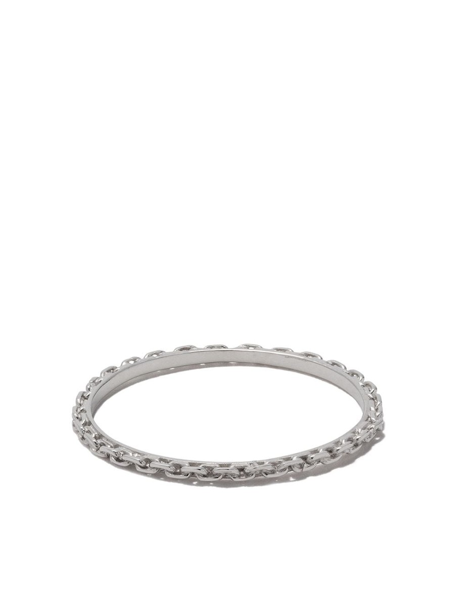 Frau Wouters & Hendrix Gold | Wouters & Hendrix Gold 18 Karat Weisgold Trace Chain Ring Farfetch