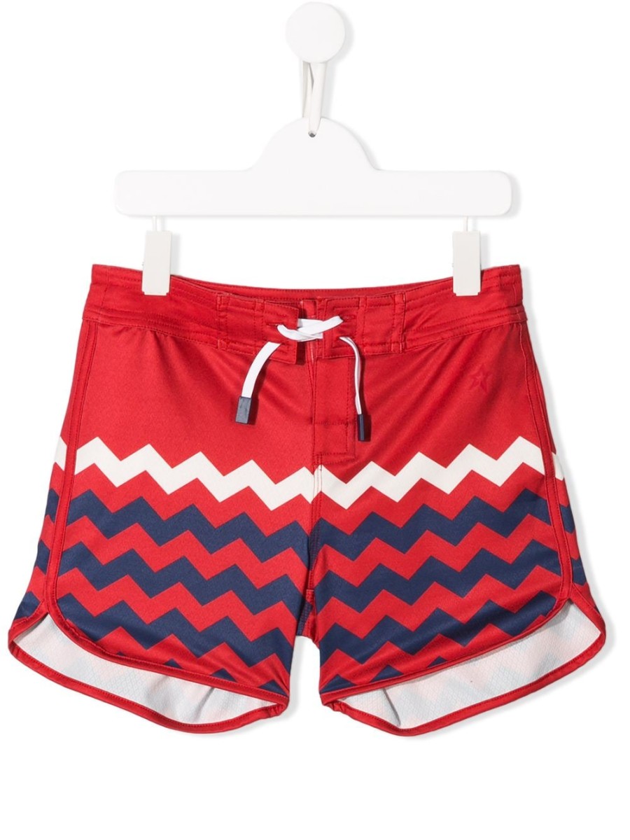 Kinder Perfect Moment Kids | Perfect Moment Kinder-Boardshorts Mit Zickzack-Print Farfetch