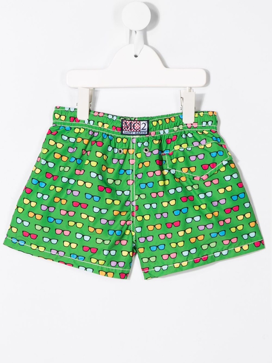 Kinder MC2 Saint Barth Kids | Mc2 Saint Barth Joystick-Badeshorts Fur Kinder - Farfetch